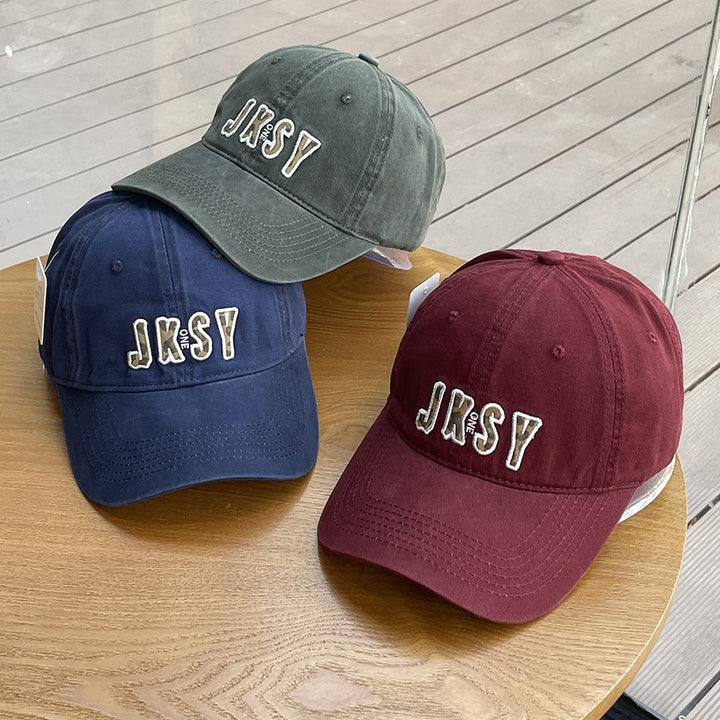 Unisex Casual Justerbar Brodert Caps Skanto