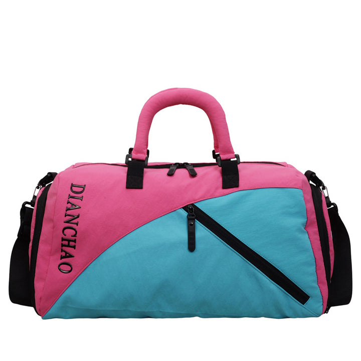 Sporty reise bag med forskjellige rom og slitesterkt materiale Skanto