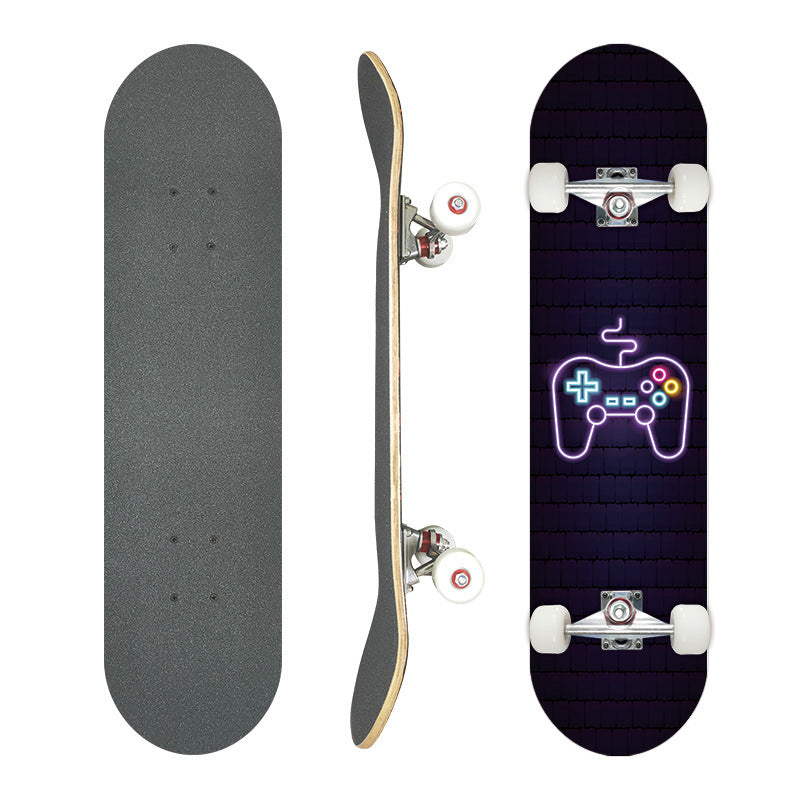 Grafisk Kunstnerisk Skateboard Skanto