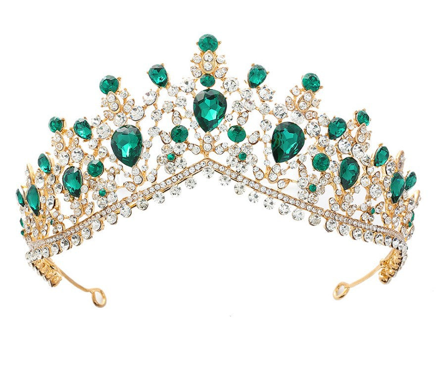 Damer Glamourøs Tiara med Strass- og Krystallpynt Skanto