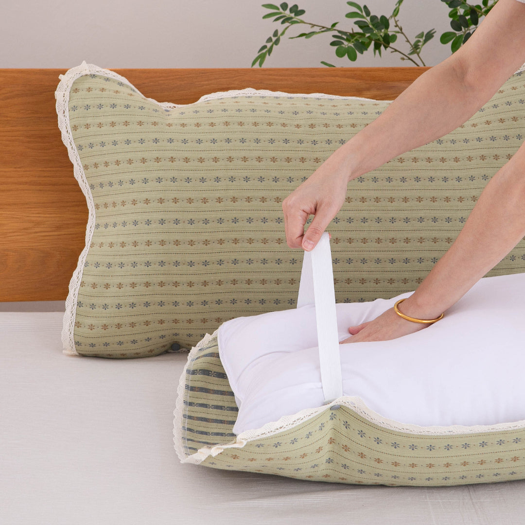 Dame ergonomisk pute med avtakbart trekk Skanto