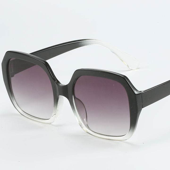 Dame Modisk Oversized-solbrille med ekstravagante leoparddetaljer Skanto