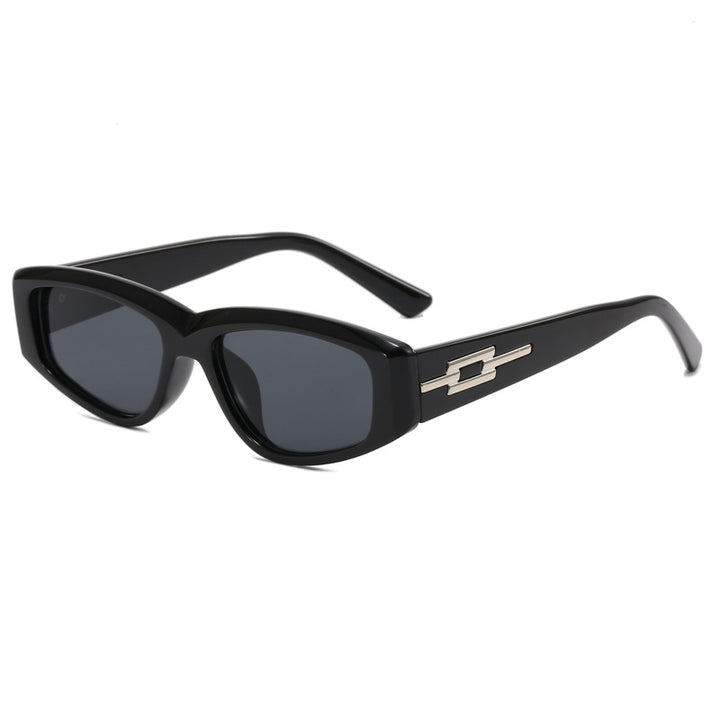Dame fashion solbrille med elegant rammedekor Skanto