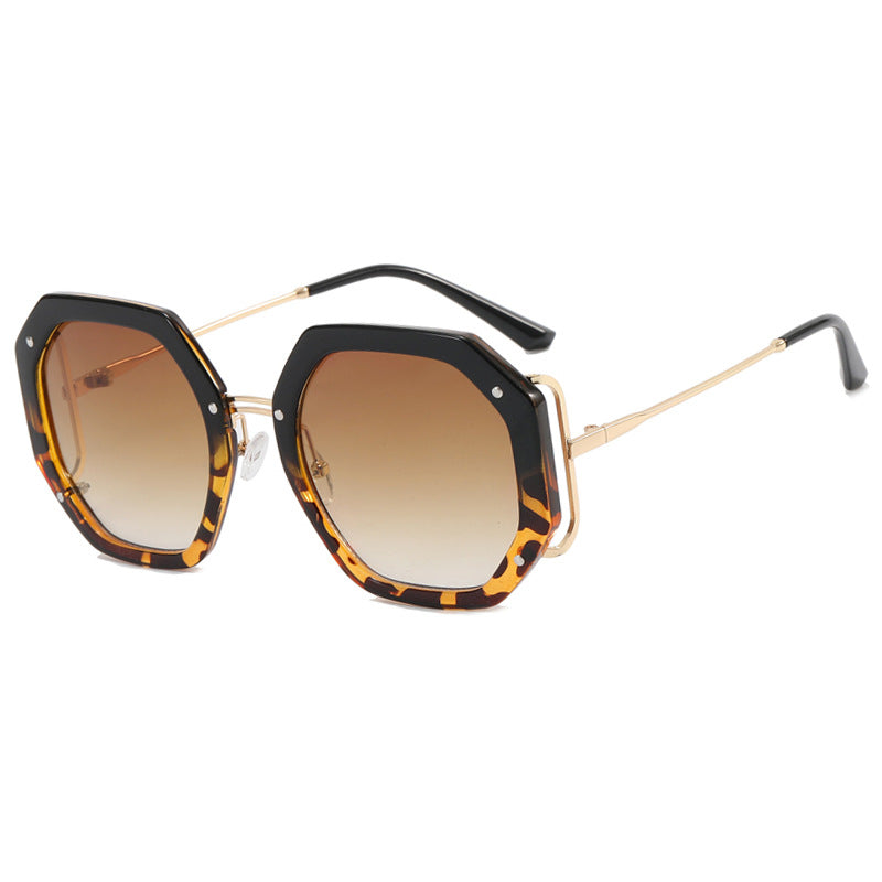 Women's stylish octagonal sunglasses with UV protection and elegant frame Skanto