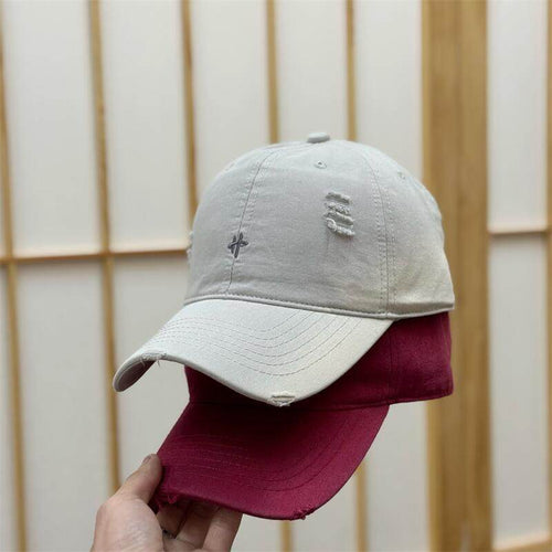 Kvinne Slitt Vintage Baseball Caps Skanto