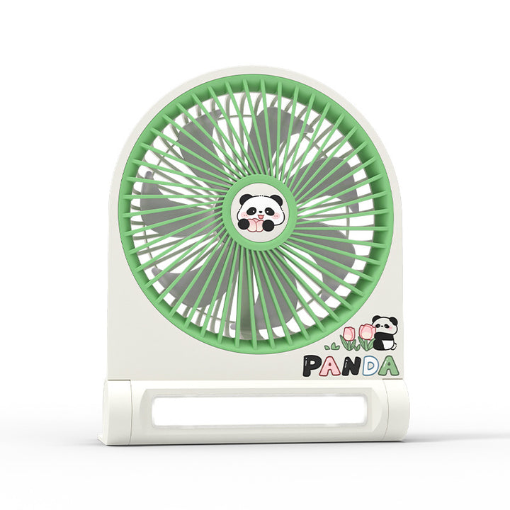 Kvinnens Portable Mini-Pannevifte med Søtt Panda Design Skanto