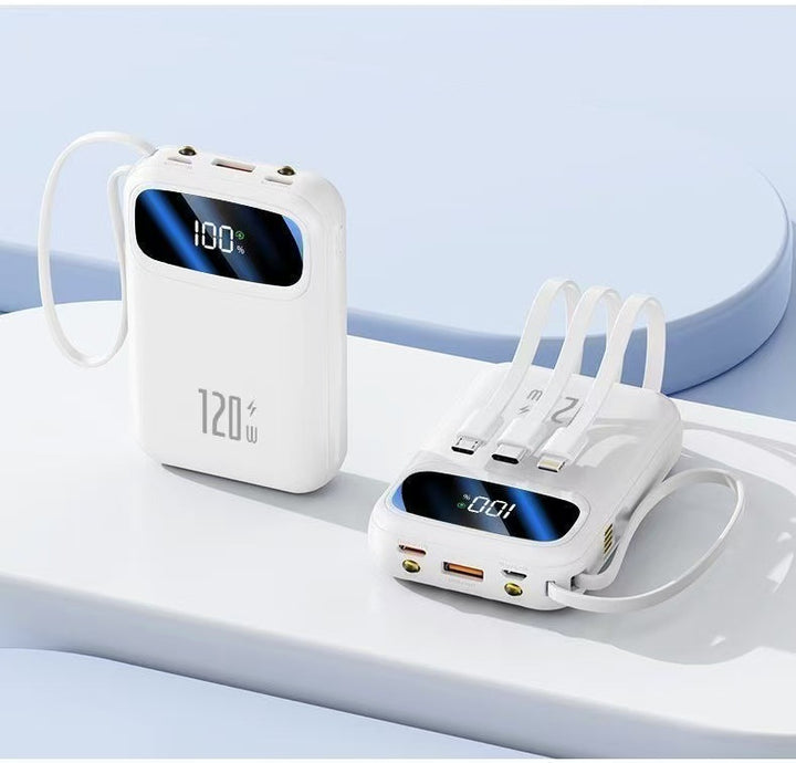 Høykapasitet powerbank med digital skjerm og flere tilkoblinger Skanto