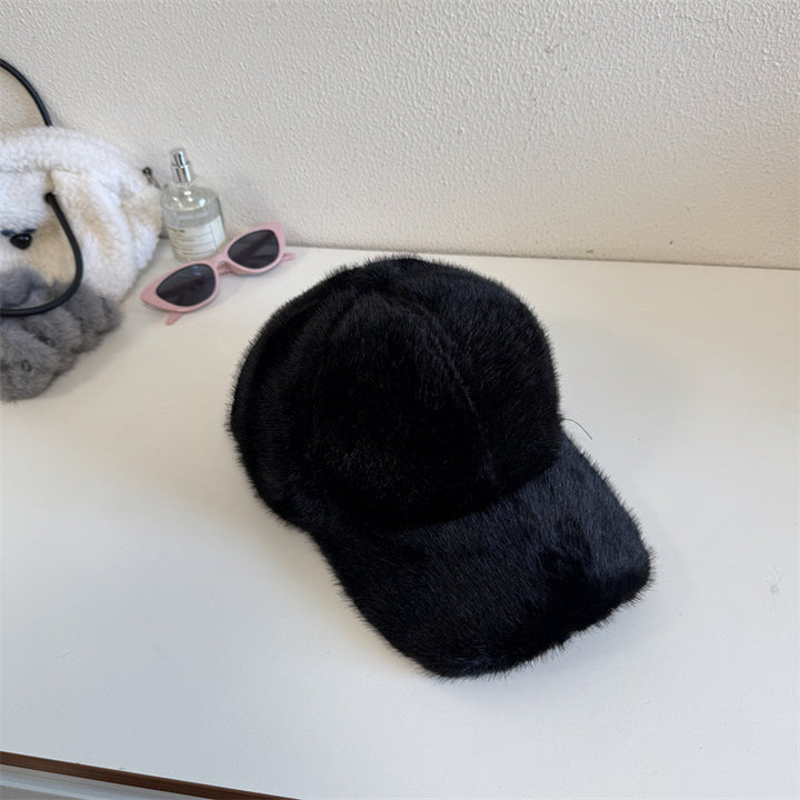 Unisex Plüsch Fuskepels Baseball Caps Skanto