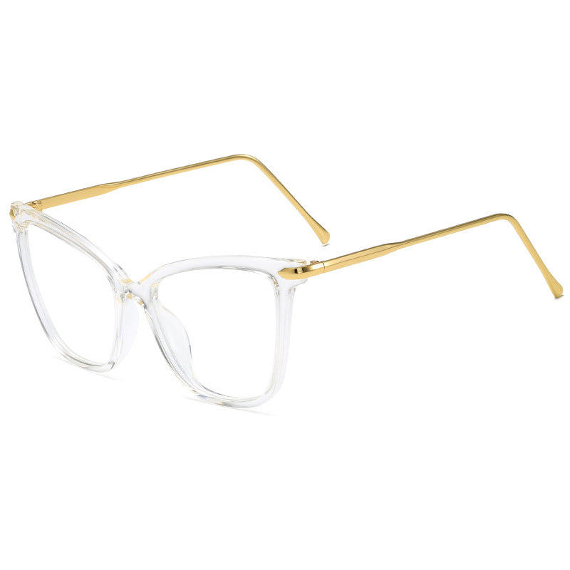 Dame Cat-Eye Briller med filigran metallramme Skanto