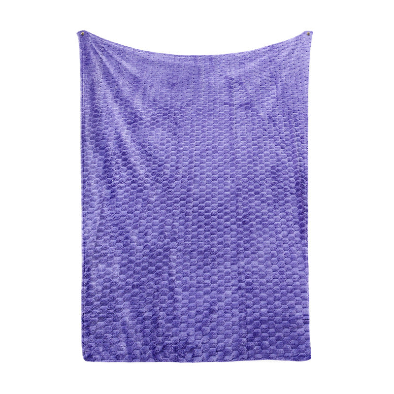Damer Koselig Mikrofiber Hurtigskiftepledd i moderne rutemønster Skanto