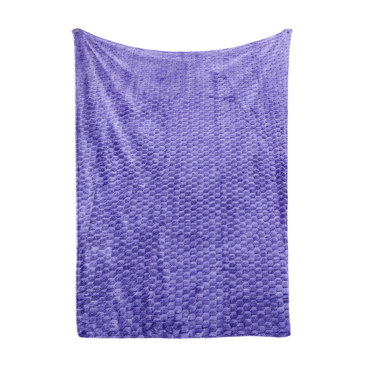 Damer Koselig Mikrofiber Hurtigskiftepledd i moderne rutemønster Skanto