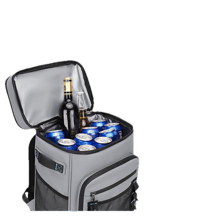 Unisex Nan Isotherm Backpack Cooler with Robust Base, Water-Repellent Surface, and Multiple Outer Pockets Skanto