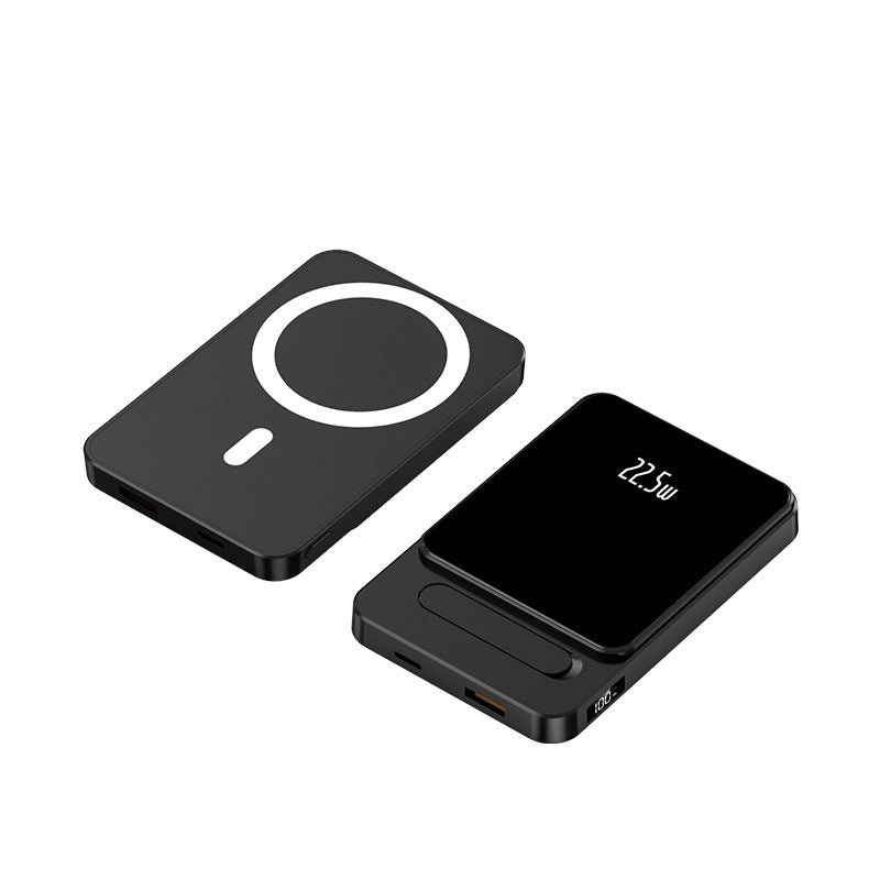 Powerbank med trådløs ladingsfunksjon fra Skanto