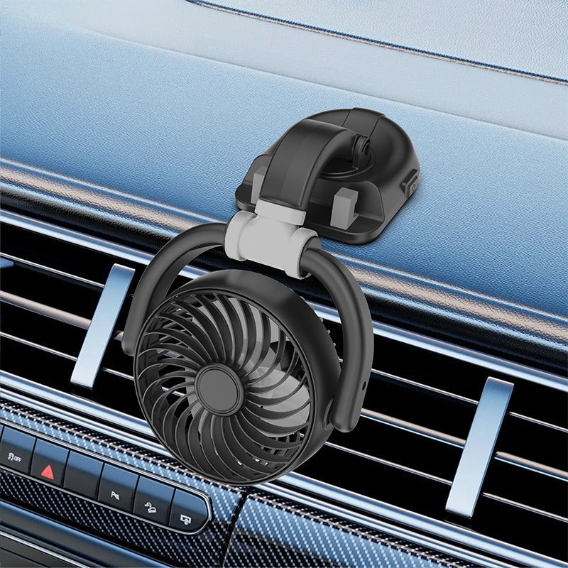 Unisex Dual-Head Justerbar Dashboard Vifte Skanto