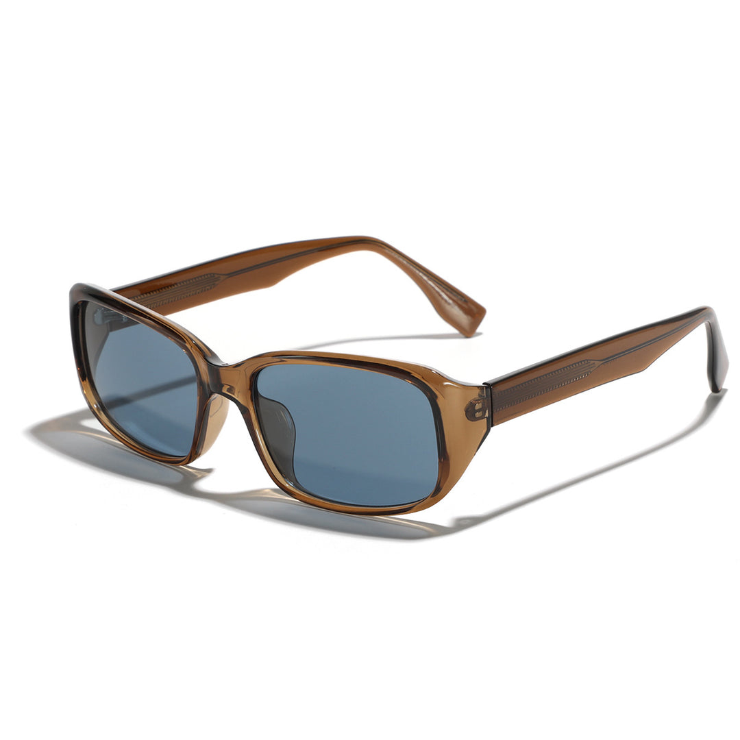Dame moteriktig rektangulær solbrille Skanto