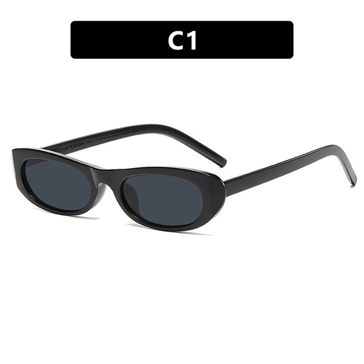 Dame moteriktig solbrille i elegant cat-eye stil Skanto