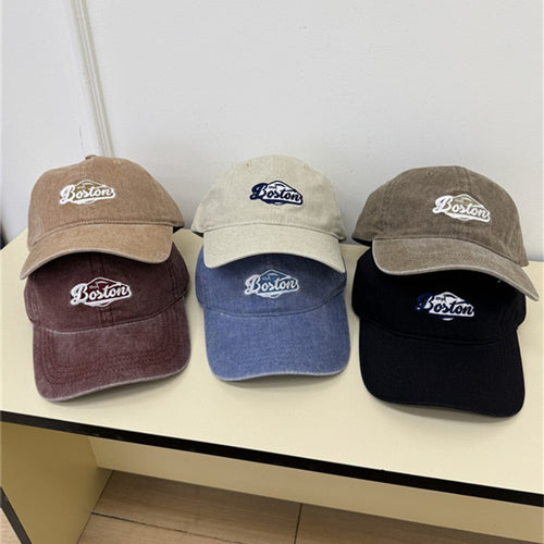 Unisex Vintage-Inspirert Brodert Baseball Cap Skanto
