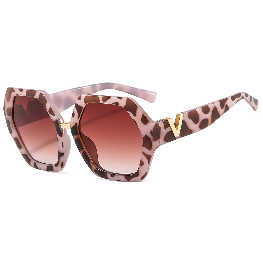 Dame elegant solbrille med glitrende ramme Skanto