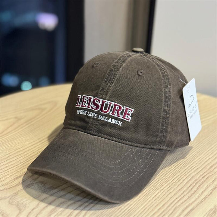 Kvinne Brodert Fritid Caps Skanto