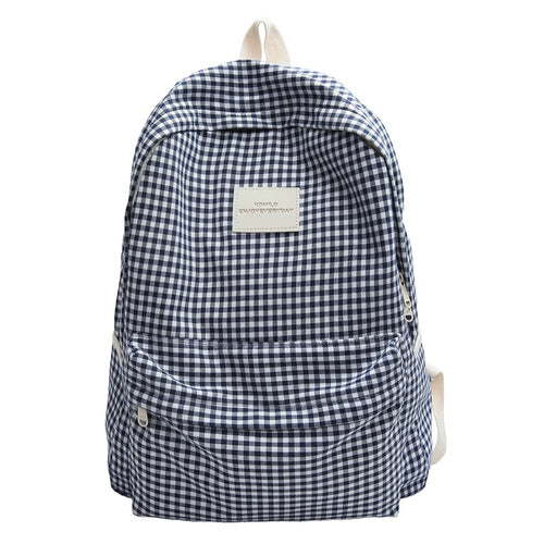 Rutete Design Casual Skole Ryggsekk Skanto