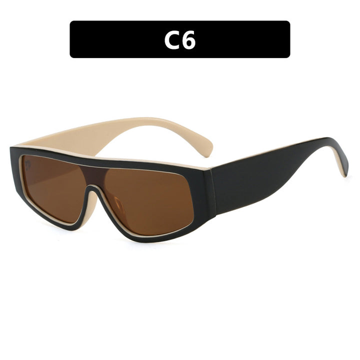 Women's fashionable sports sunglasses with innovative design and wide frame Skanto