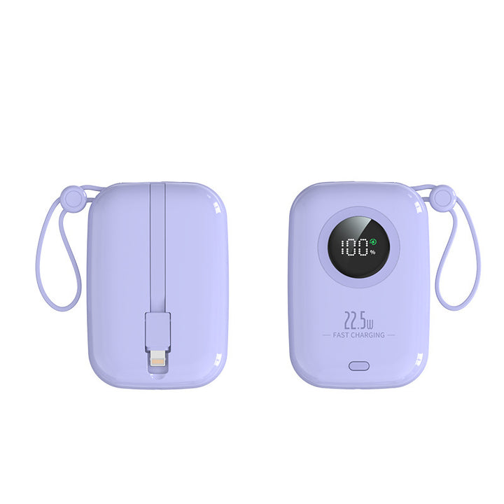 Powerbank med digitalt display fra Skanto