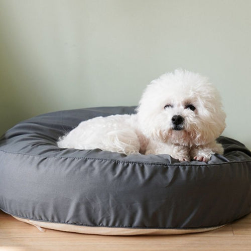Rund Plysj Loungeseng Hundeseng