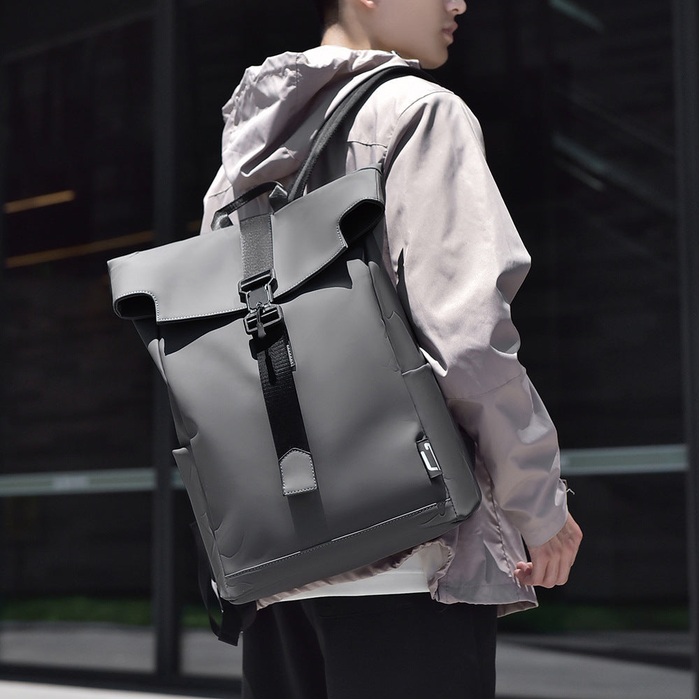 Samlebar ryggsekk med vanntett materiale og minimalistisk estetikk Skanto