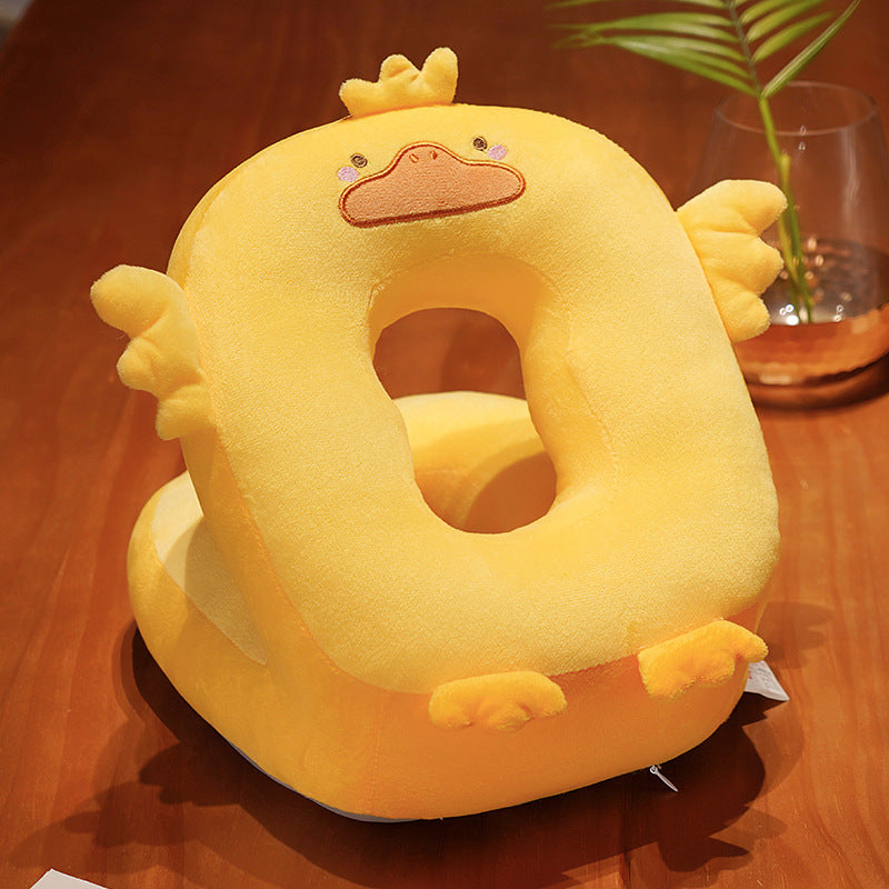 ergonomisk plysj sittepute Skanto