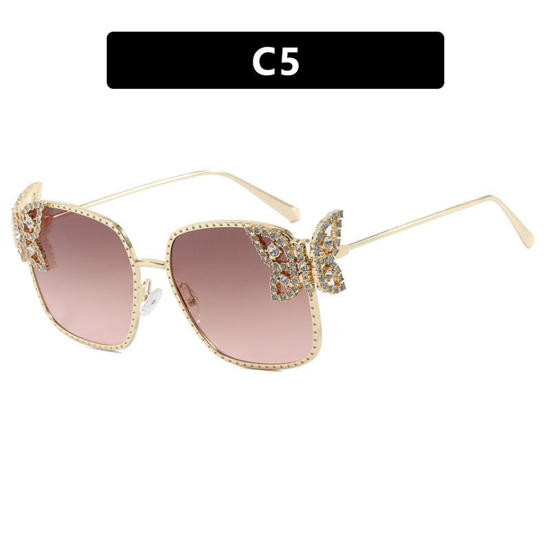 Women's extravagant glasses with sparkling details Skanto