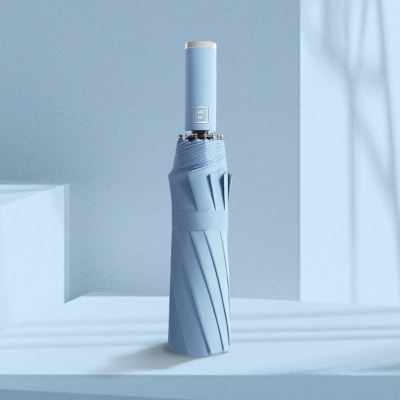 Kvinnes Foldbar Paraply med Robust Ramme og UV Beskyttelse Skanto