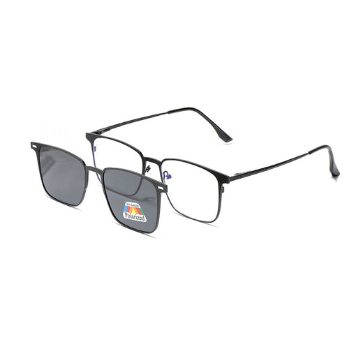 Dame fashionable solbrille med utskiftbare polariserende linser Skanto