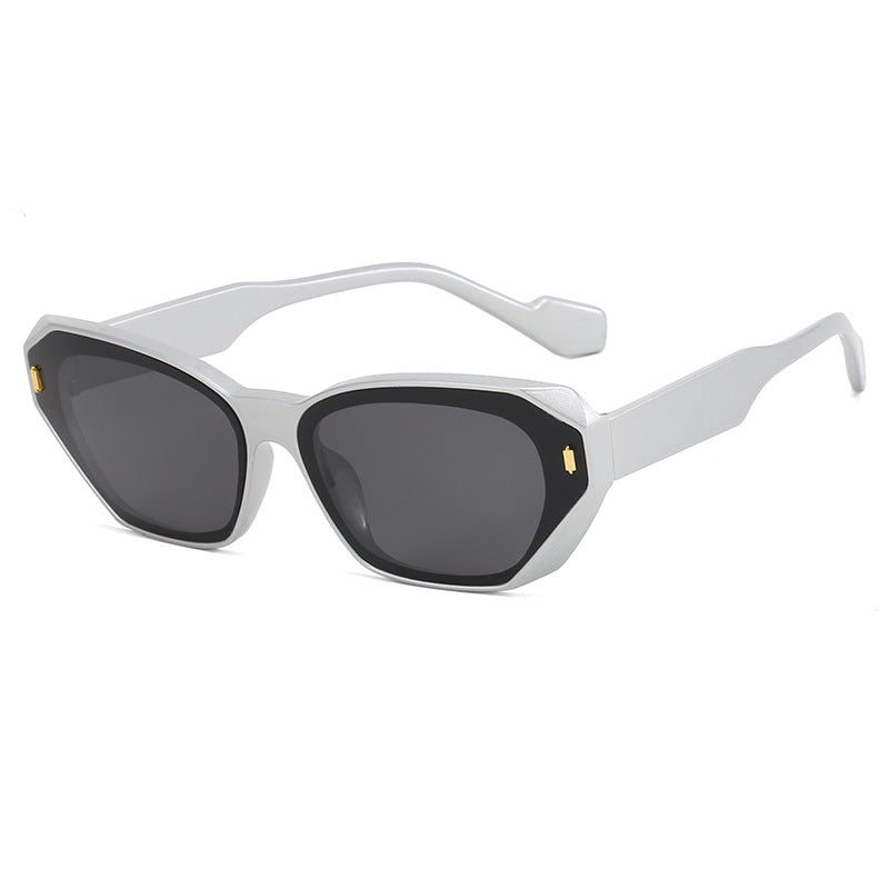 Dame futuristisk diamant-solbrille Skanto