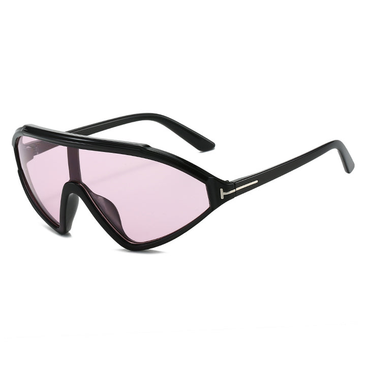 Dame sporty solbriller med ergonomisk full rammedesign Skanto