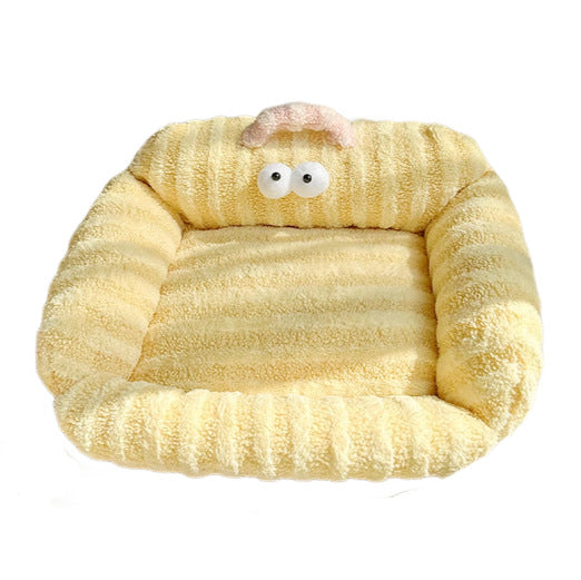 Plush tegneserieinspirert hundeseng