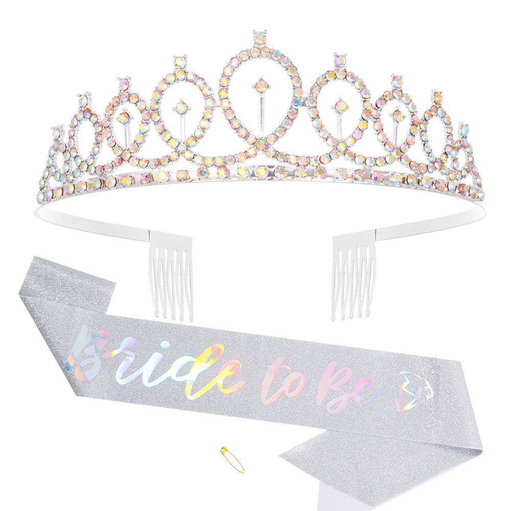 Dame Glitrende Tiara med elegant design Skanto