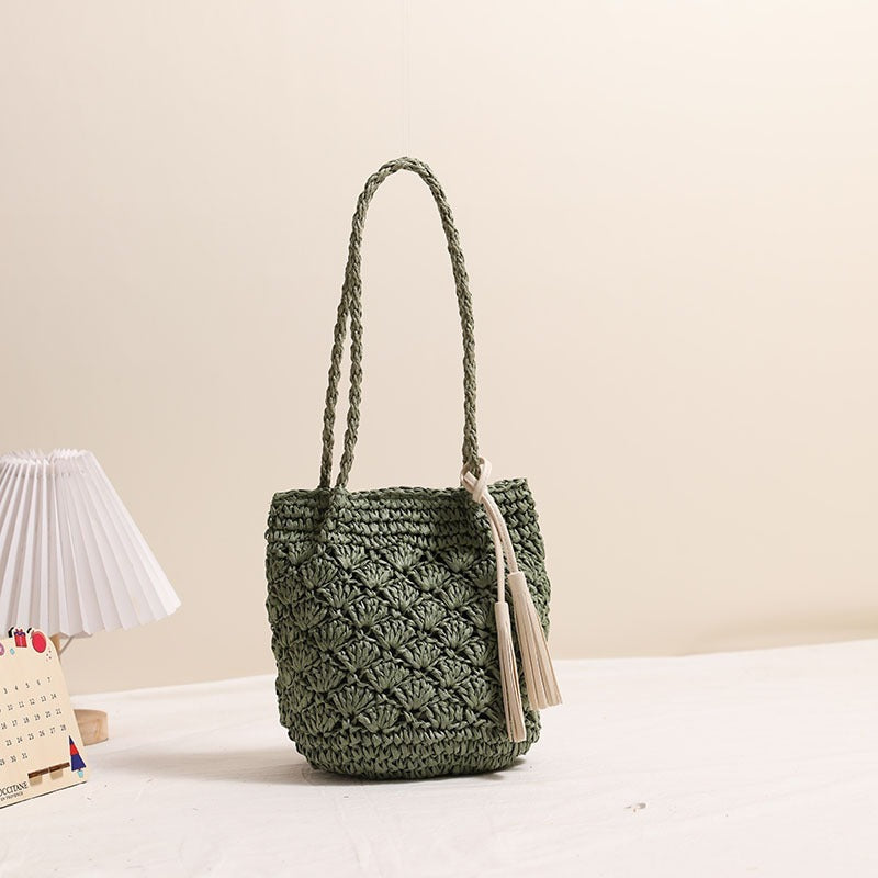 Hand-knotted macrame shoulder bag Skanto