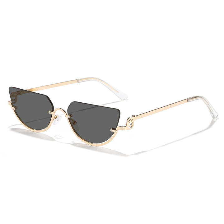 Dame Design-solbriller med innovativ Cat-Eye-ramme Skanto