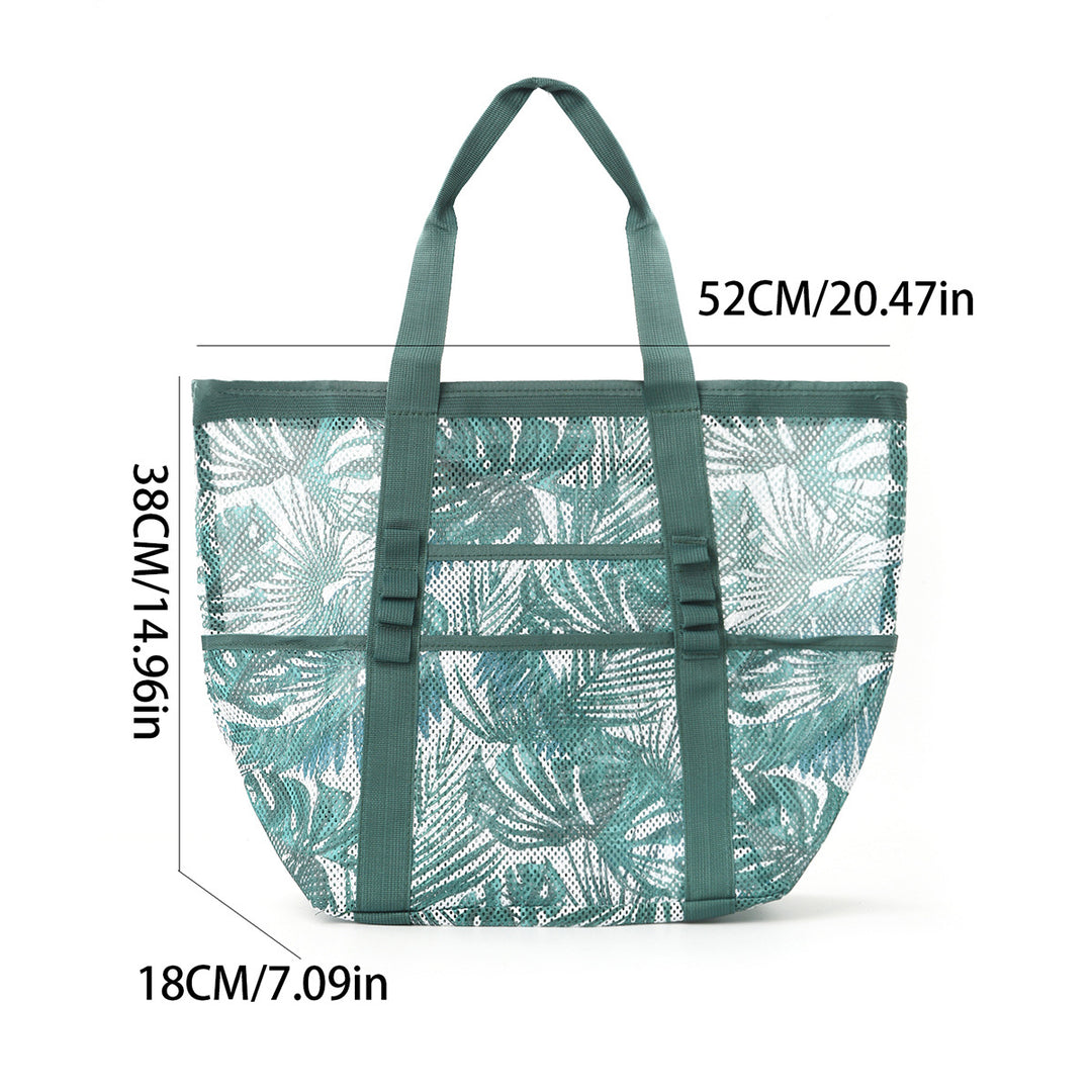 Praktisk Strandbag I Luftig Nettedesign Skanto