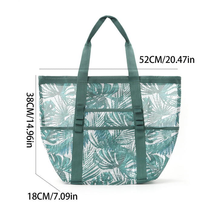 Praktisk Strandbag I Luftig Nettedesign Skanto