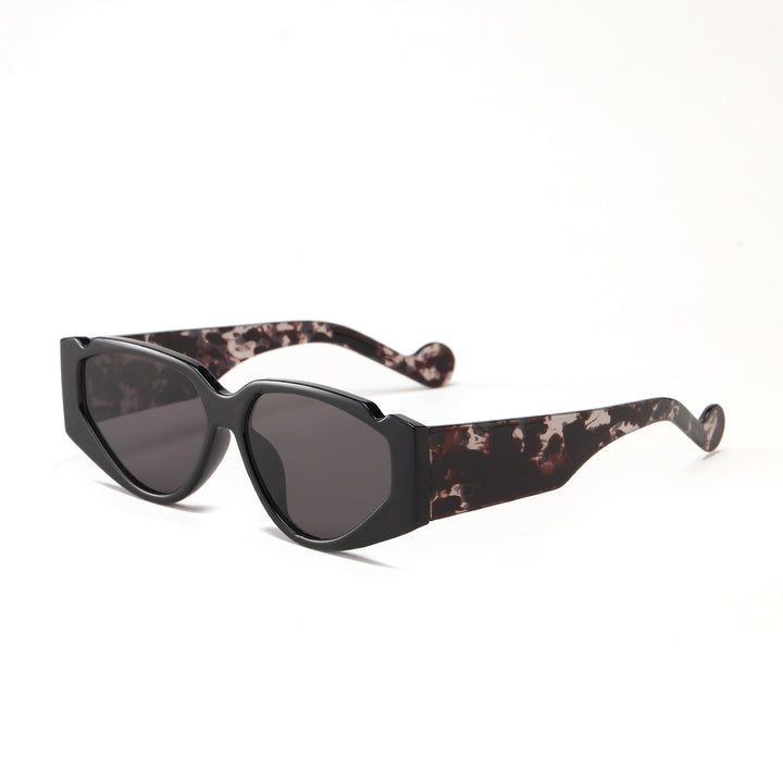 Dame Fashion-solbrille med innovativ ramme og beskyttende UV-beskyttelse Skanto
