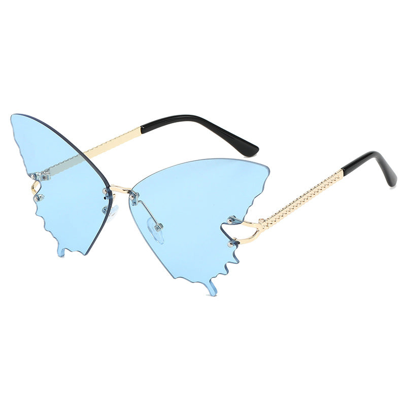 Damer ekstravagant sommerfugls-solbrille Skanto