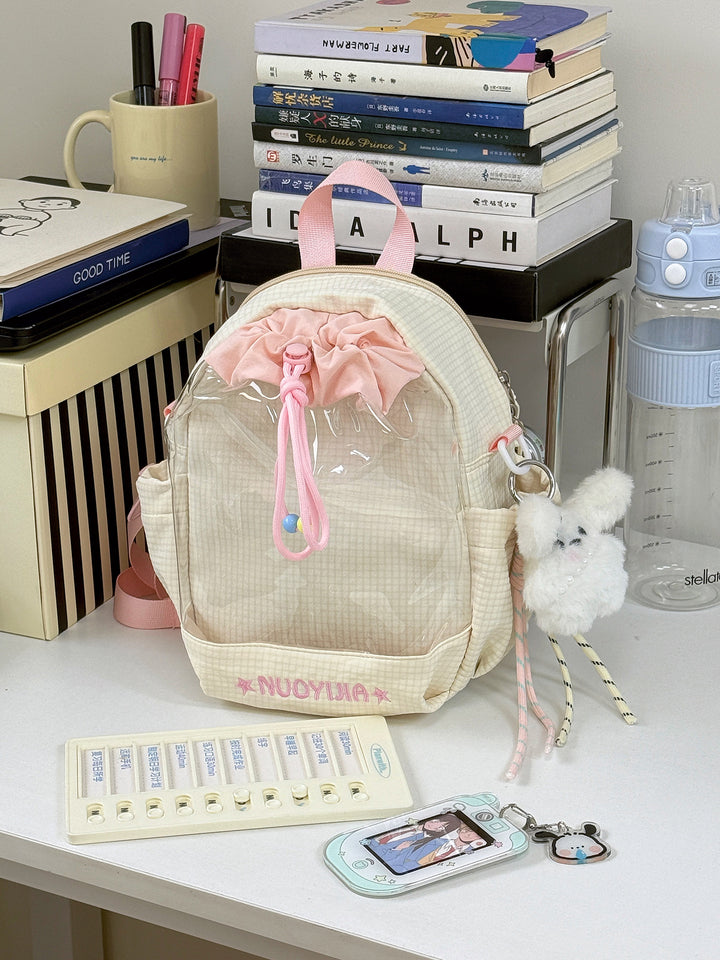 Søt Transparent Mini Skole Ryggsekk