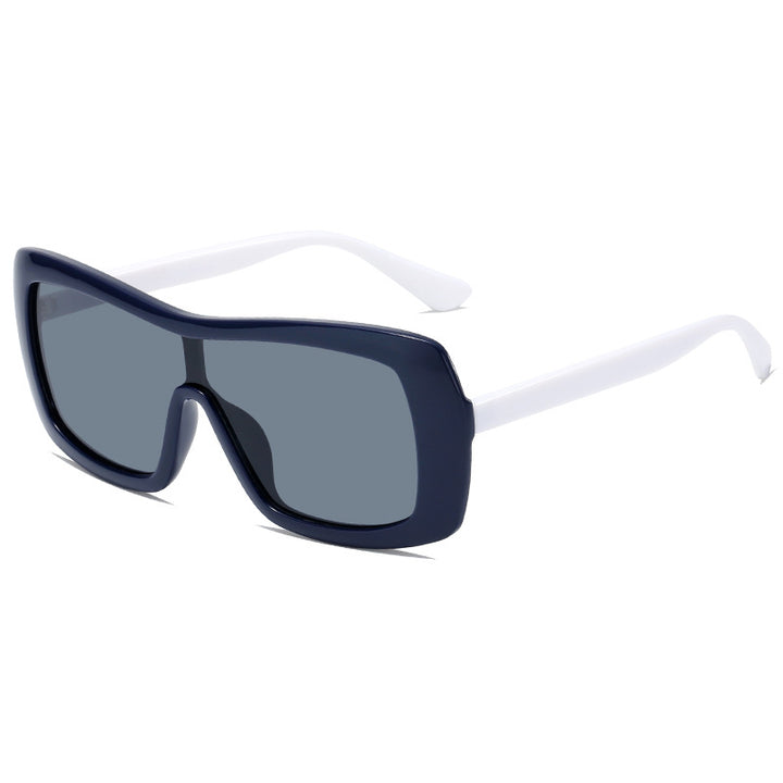 Dame stilige oversized solbriller i futuristisk design Skanto