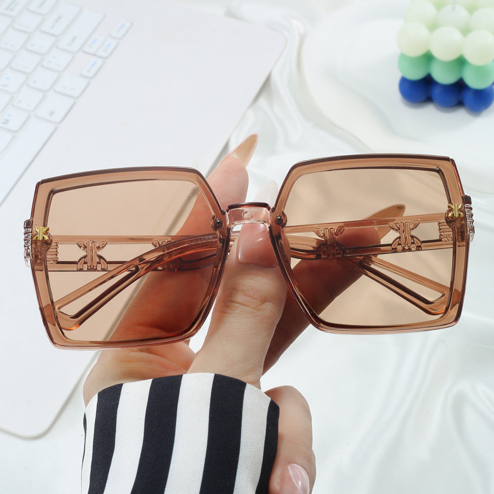 Dame stilige oversized solbriller Skanto