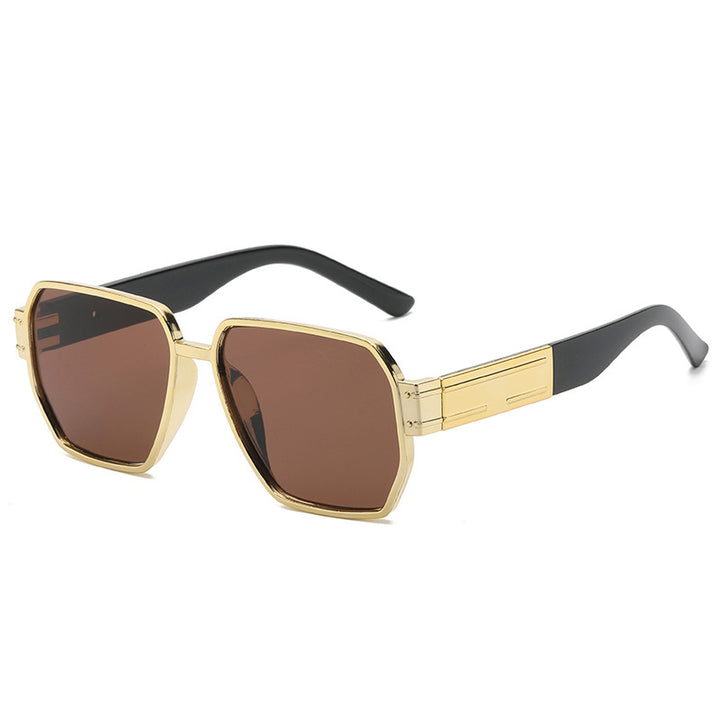 Dame moderne Oversized-solbriller med asymmetrisk ramme Skanto
