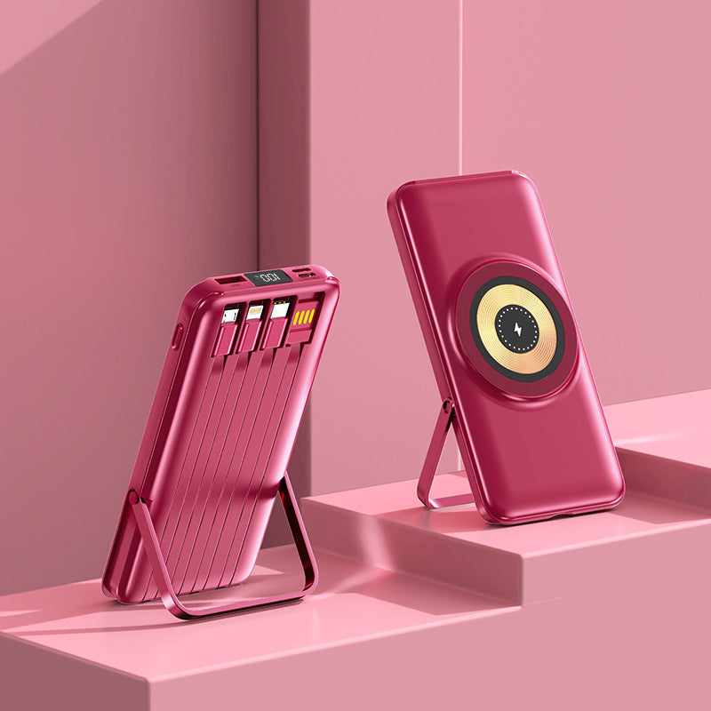 Bærbar powerbank med trådløs ladefunksjon Skanto