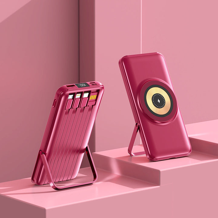 Bærbar powerbank med trådløs ladefunksjon Skanto