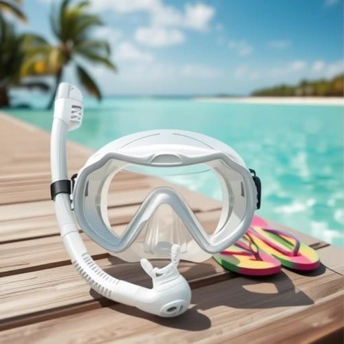 Tauchmaske med Fit-teknologi og ergonomisk snorkel Skanto
