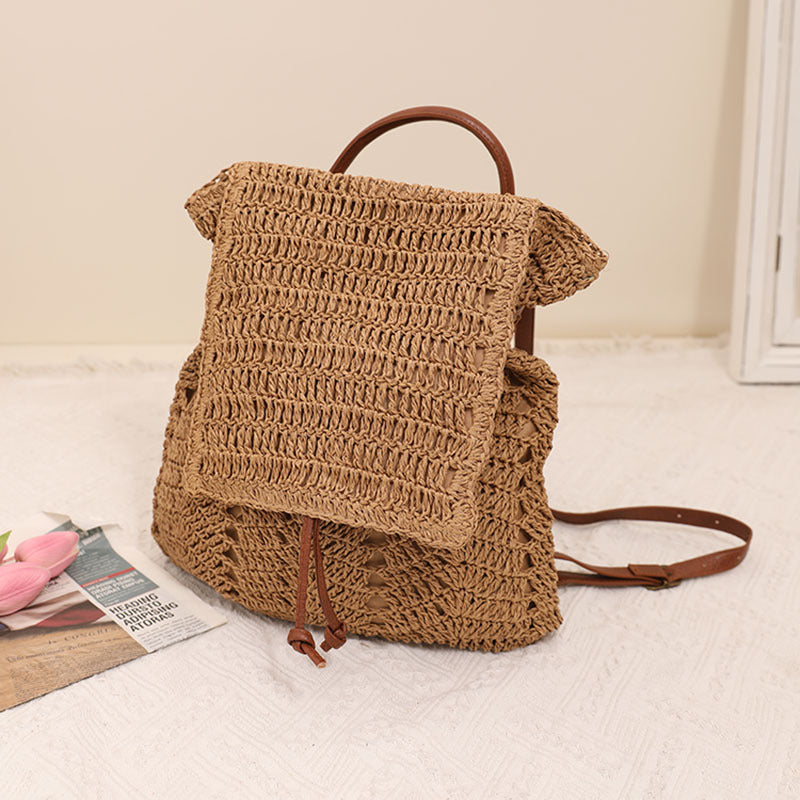 Backpack Bag Made of Handmade Natural Material Skanto
